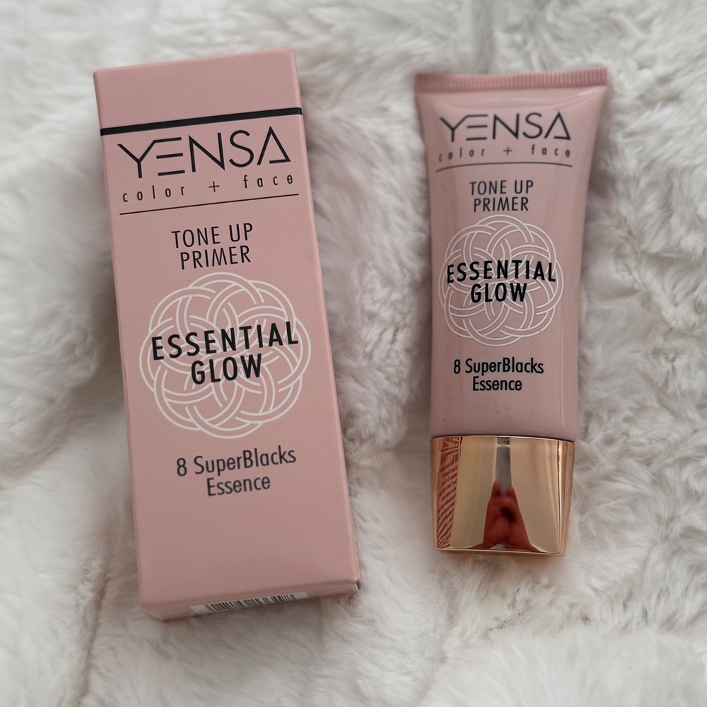 YENSA Tone Up Primer Essential Glow 1oz/30ml Full Size 8 SuperBlacks Essence NIB